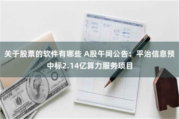 关于股票的软件有哪些 A股午间公告：平治信息预中标2.14亿算力服务项目