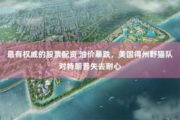 最有权威的股票配资 油价暴跌，美国得州野猫队对特朗普失去耐心